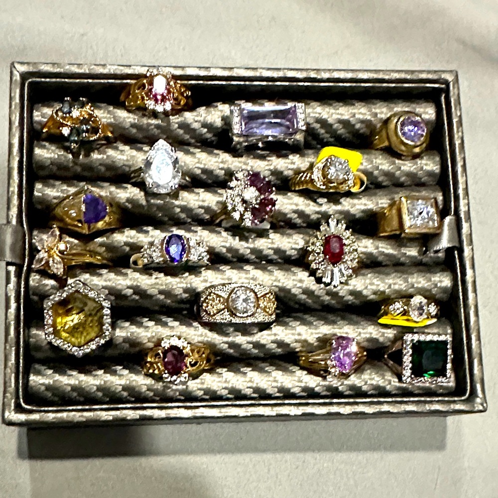 18k Gold over sterling silver Women's Rings